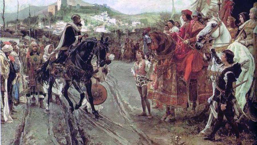 Boabdil entrega las llaves de Granada