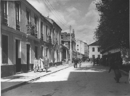 Calle Álvaro de Bazán, 1950.