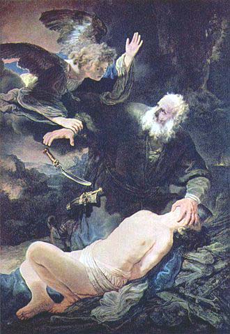 Sscrificio de Isaac, Rembrandt