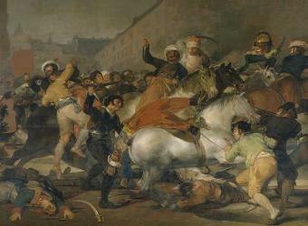 Mayo_1808 carga de los mamelucos, 1814 Francisco de Goya y Lucientes